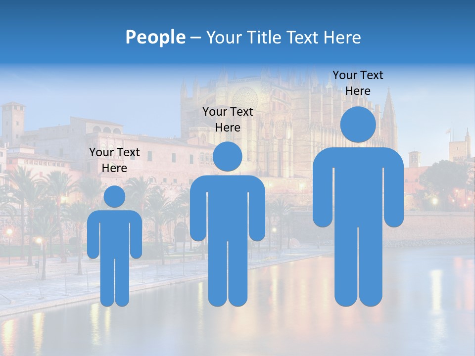 Historic Island Reflection PowerPoint Template