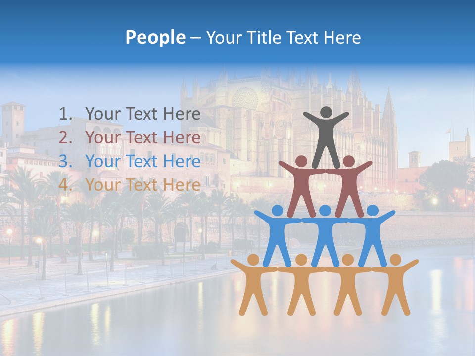 Historic Island Reflection PowerPoint Template