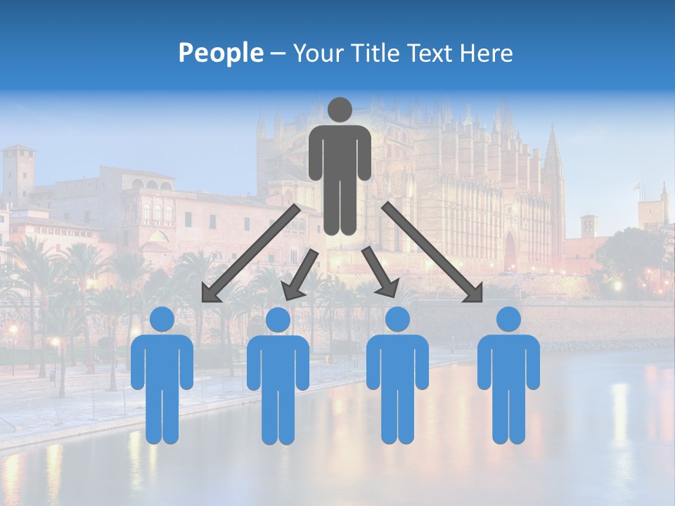 Historic Island Reflection PowerPoint Template