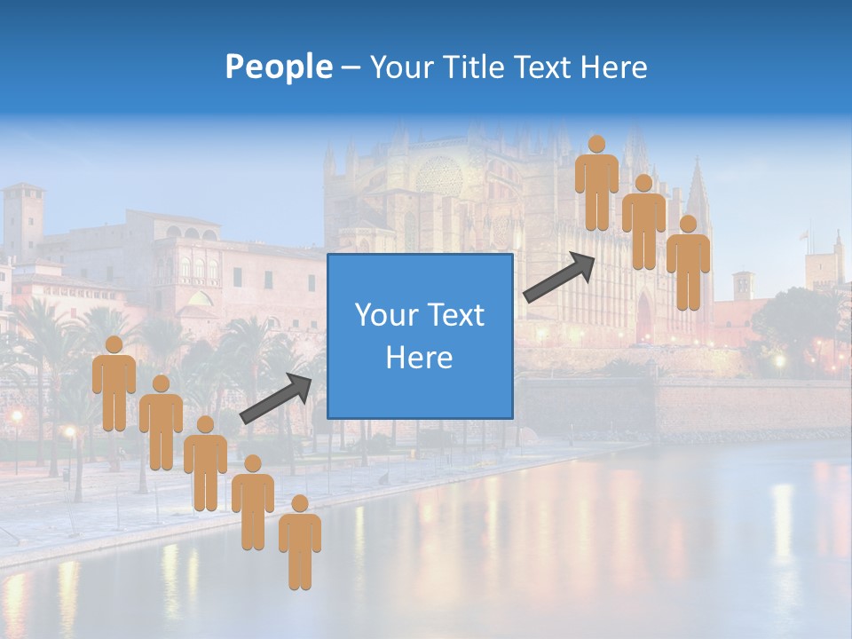 Historic Island Reflection PowerPoint Template