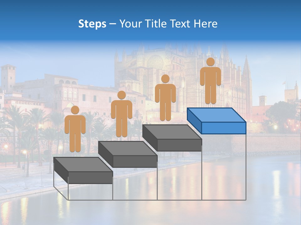 Historic Island Reflection PowerPoint Template