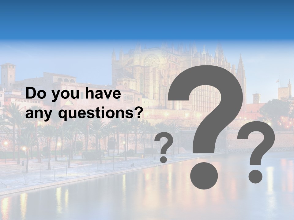 Historic Island Reflection PowerPoint Template