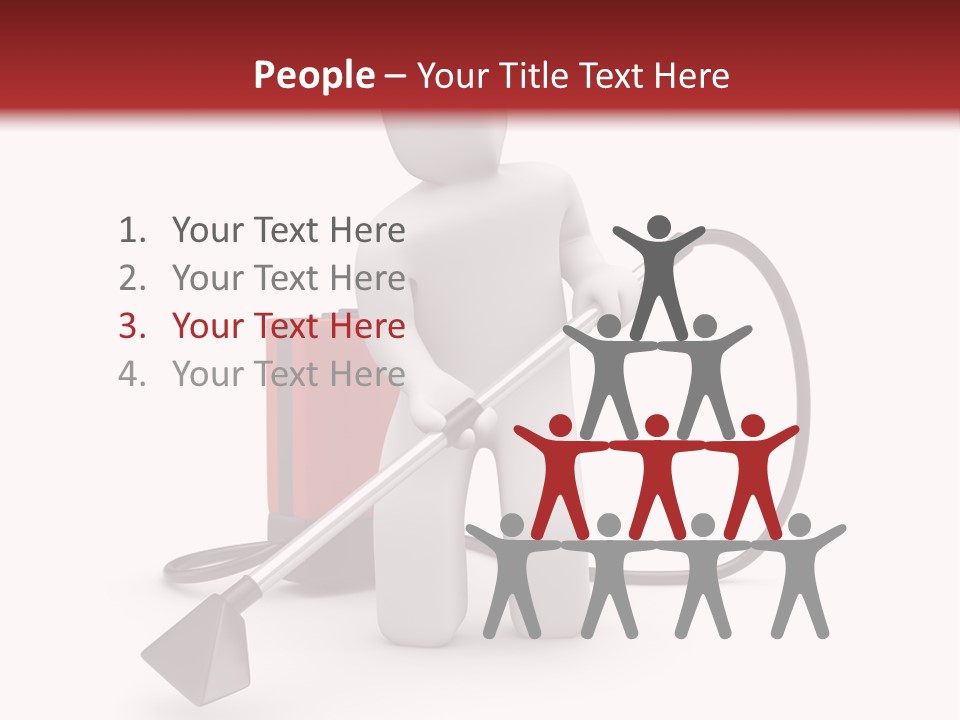 Cleaner House Tool PowerPoint Template