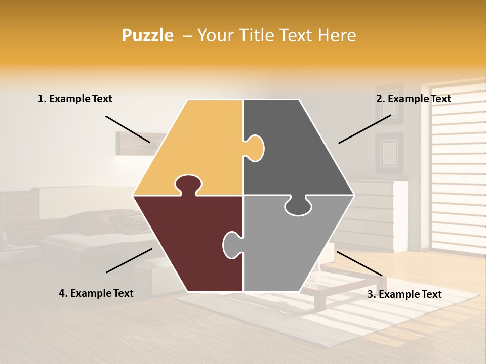 Headboard Life Room PowerPoint Template