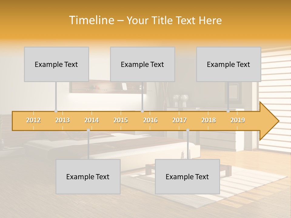 Headboard Life Room PowerPoint Template