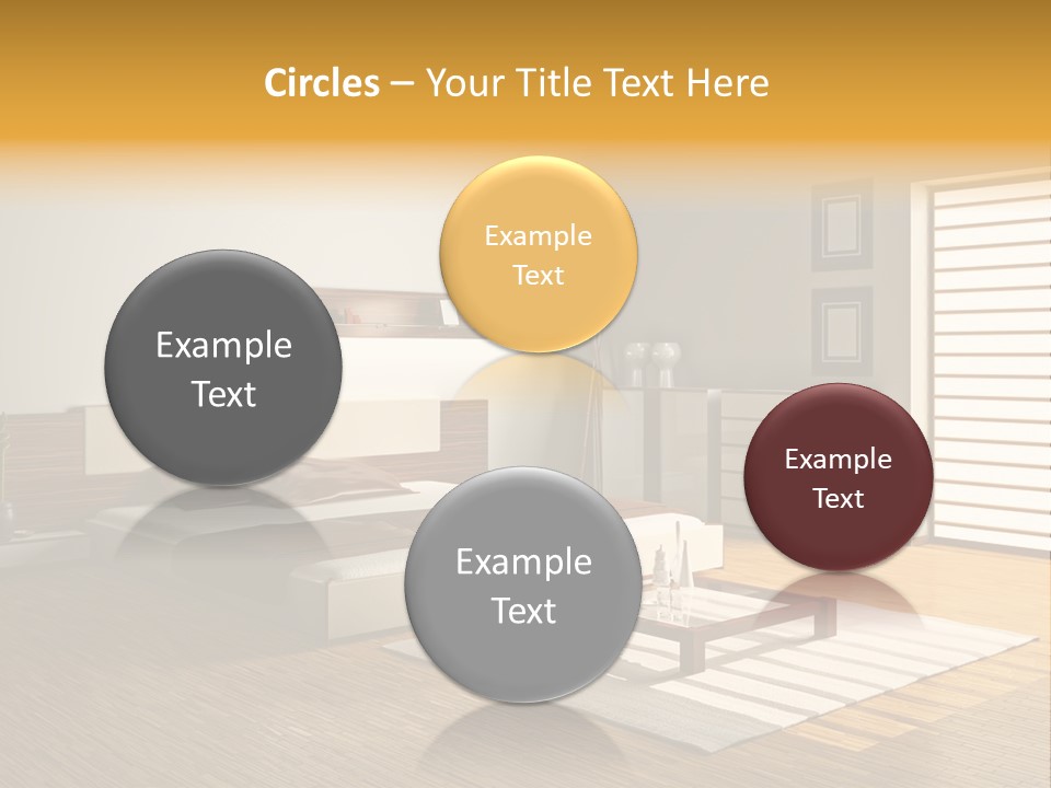 Headboard Life Room PowerPoint Template