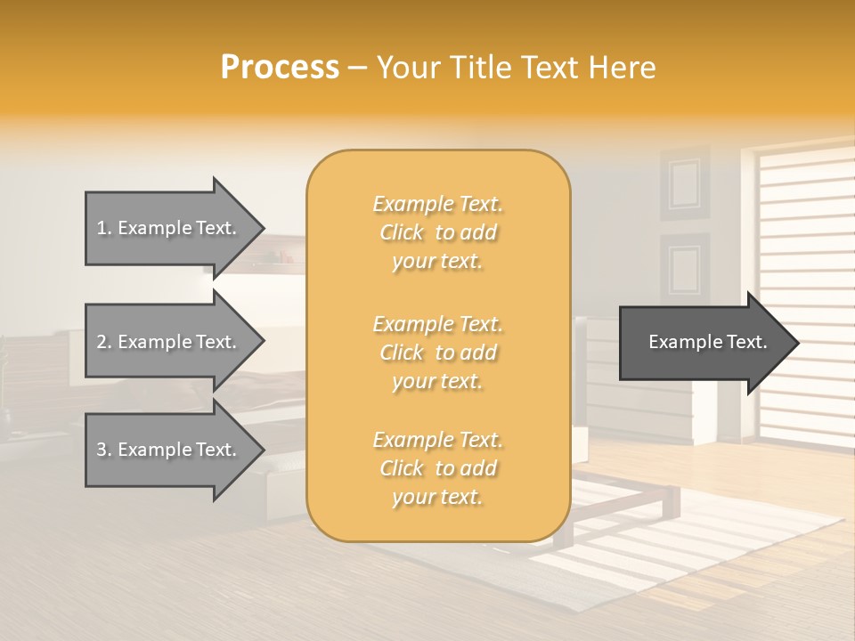 Headboard Life Room PowerPoint Template
