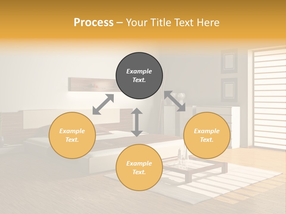Headboard Life Room PowerPoint Template