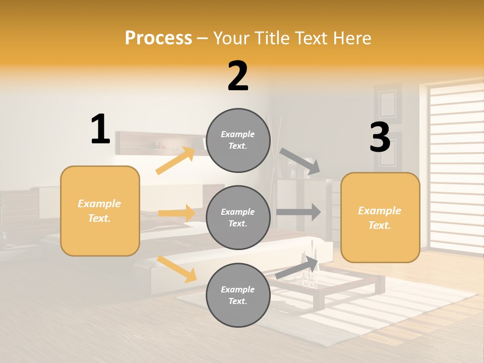 Headboard Life Room PowerPoint Template
