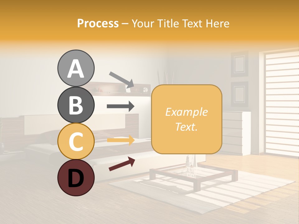 Headboard Life Room PowerPoint Template