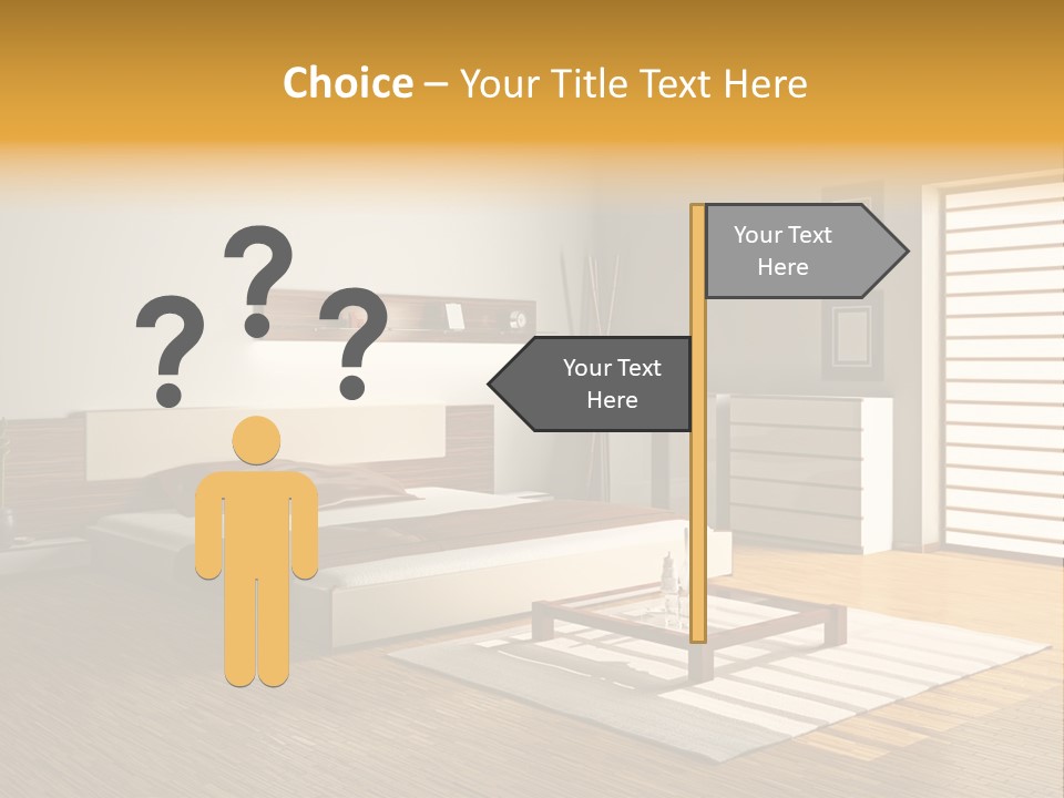 Headboard Life Room PowerPoint Template