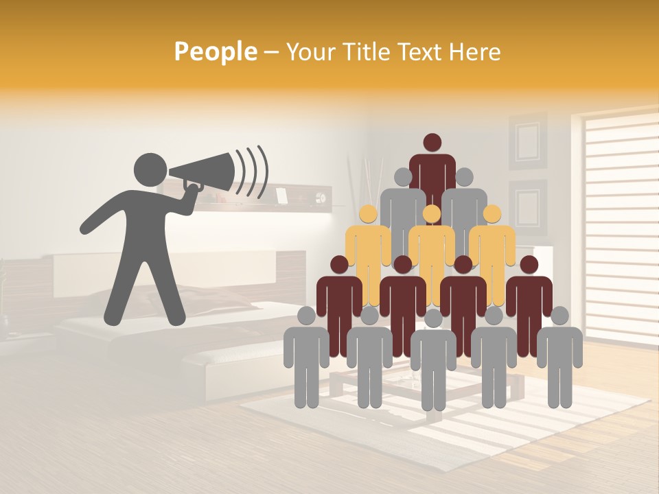 Headboard Life Room PowerPoint Template