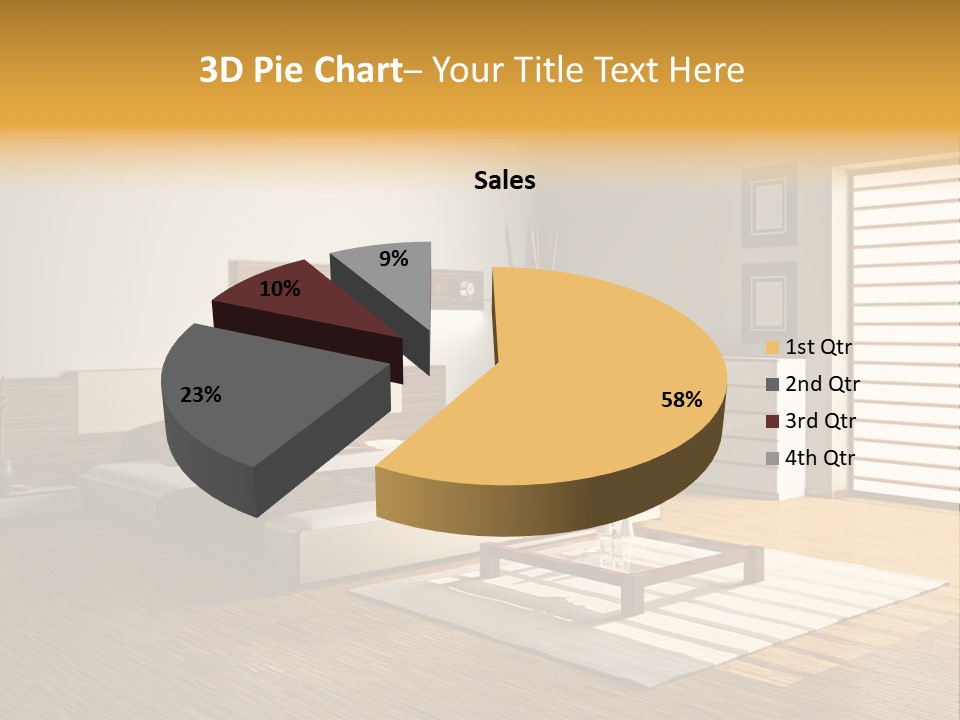Headboard Life Room PowerPoint Template