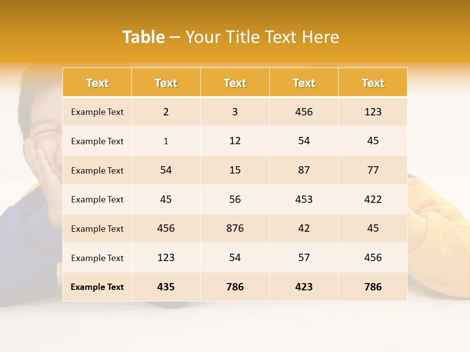 Boy Schoolboy Twins PowerPoint Template