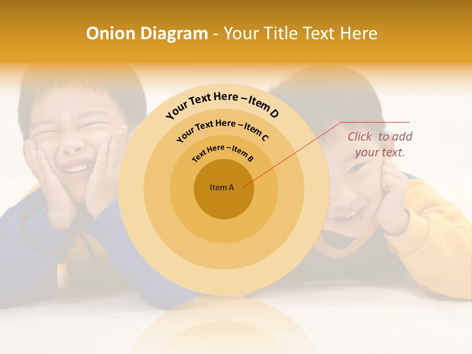 Boy Schoolboy Twins PowerPoint Template