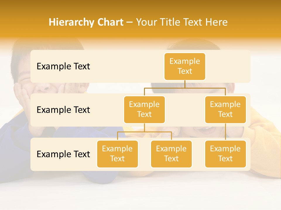 Boy Schoolboy Twins PowerPoint Template