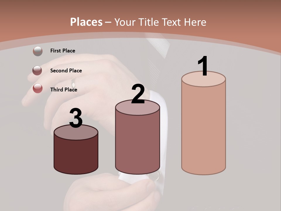 Wedding Dress Gentleman PowerPoint Template