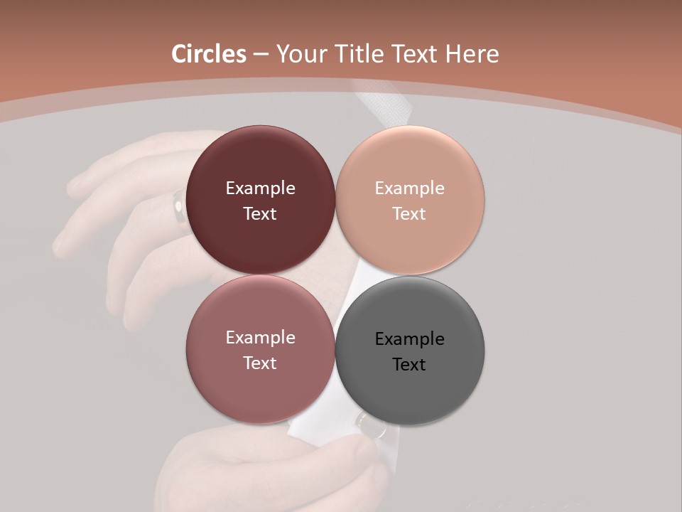 Wedding Dress Gentleman PowerPoint Template