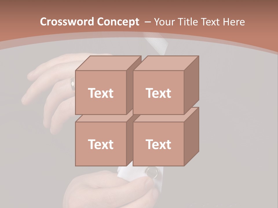 Wedding Dress Gentleman PowerPoint Template