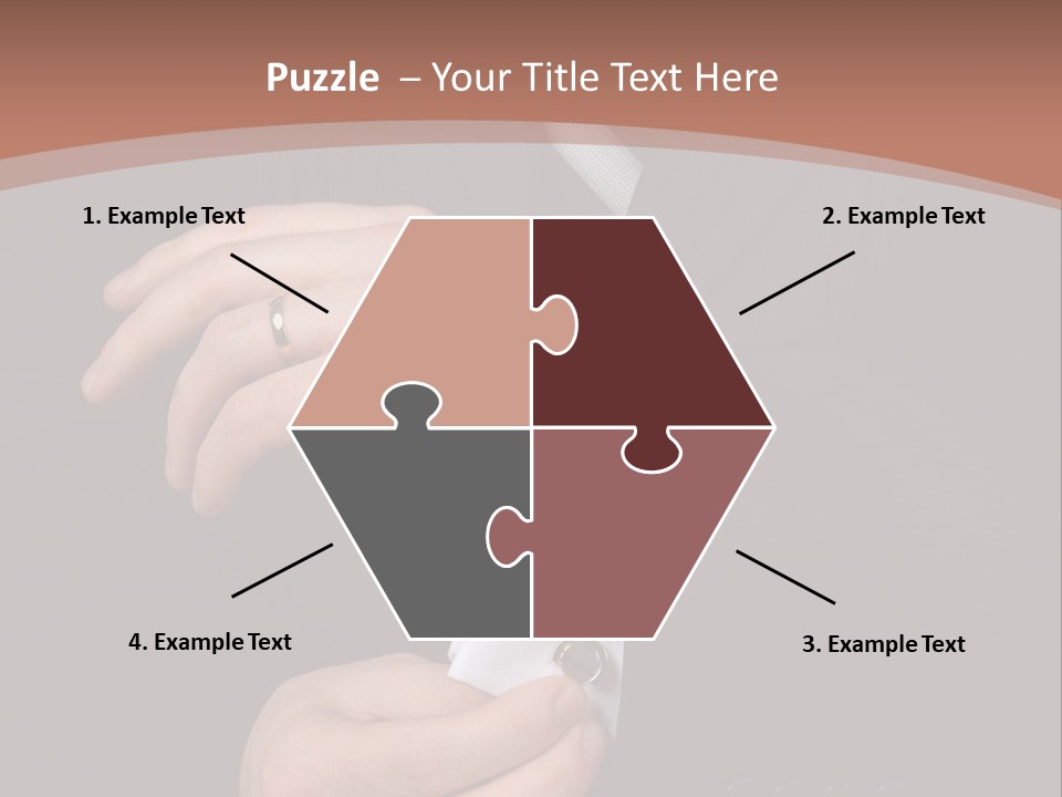 Wedding Dress Gentleman PowerPoint Template