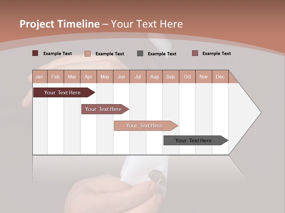 Wedding Dress Gentleman PowerPoint Template