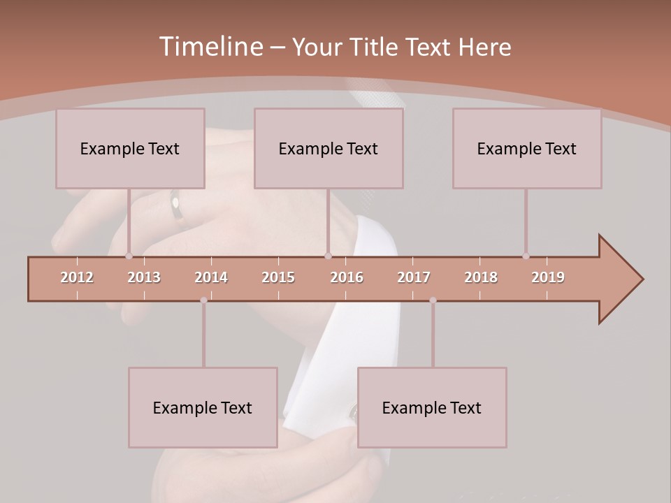 Wedding Dress Gentleman PowerPoint Template