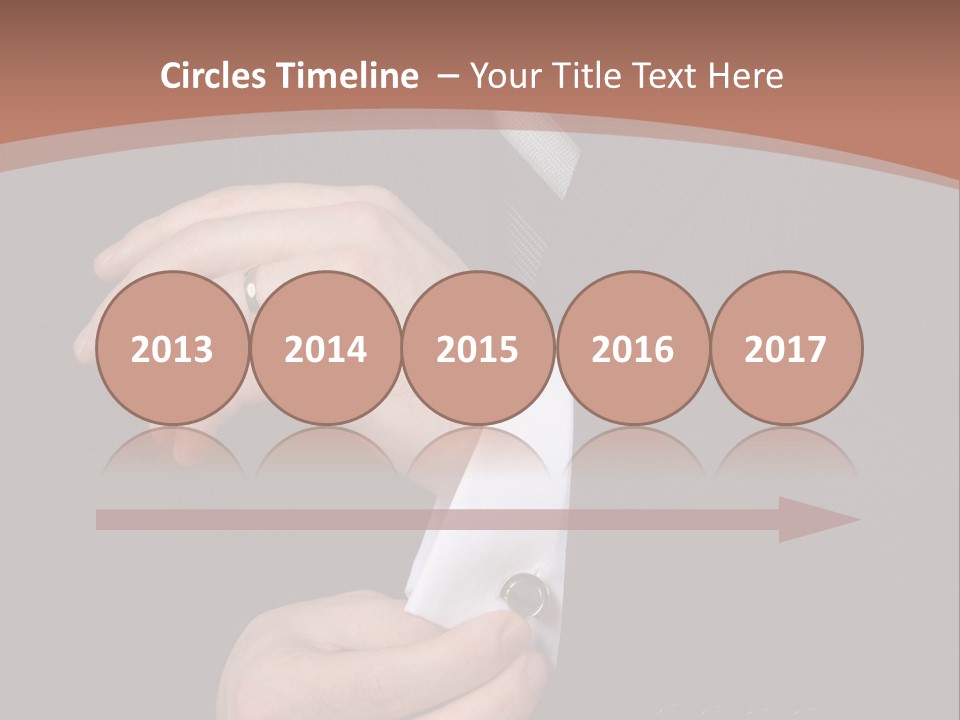 Wedding Dress Gentleman PowerPoint Template