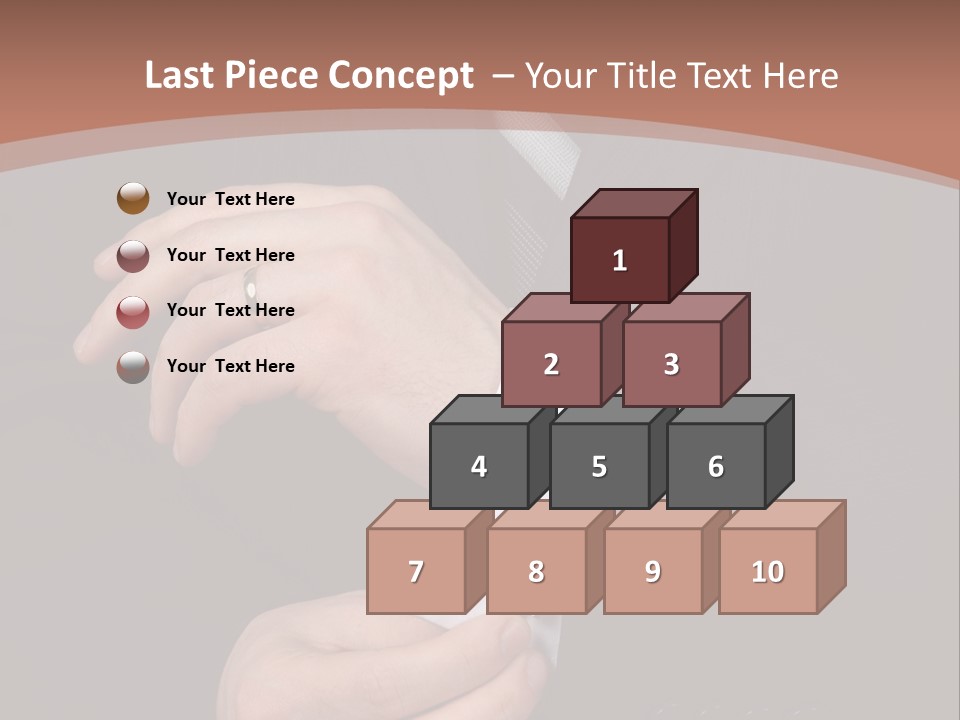 Wedding Dress Gentleman PowerPoint Template