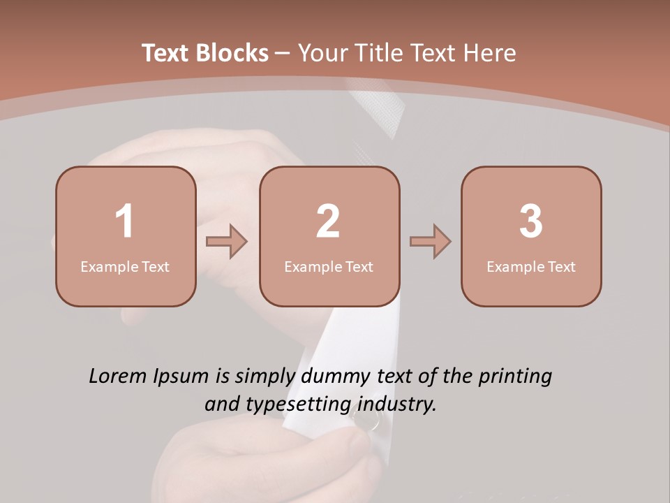 Wedding Dress Gentleman PowerPoint Template