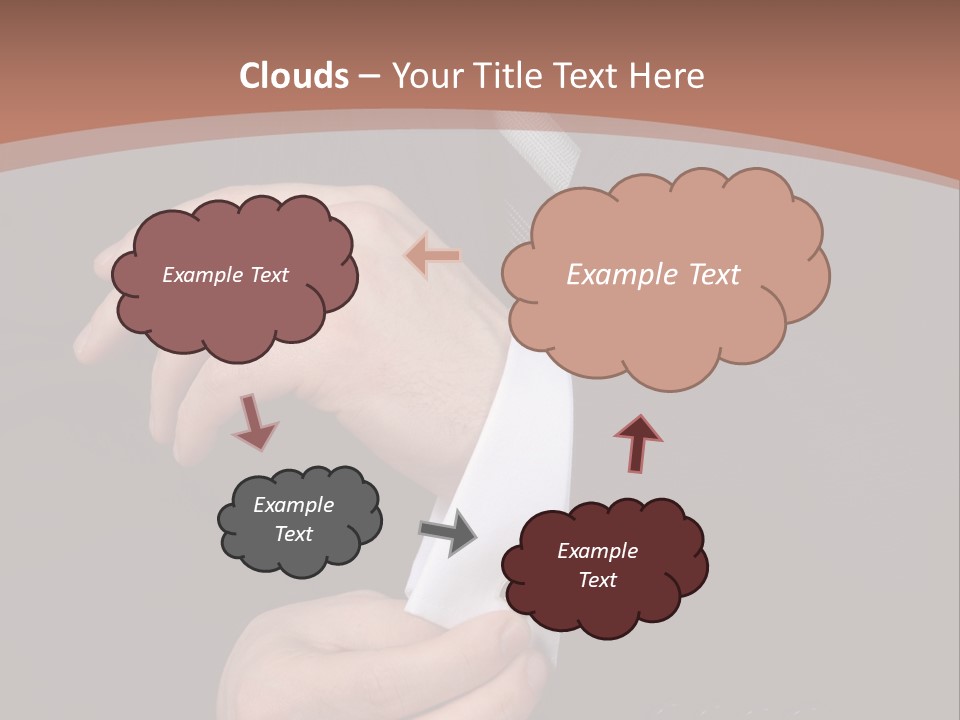 Wedding Dress Gentleman PowerPoint Template