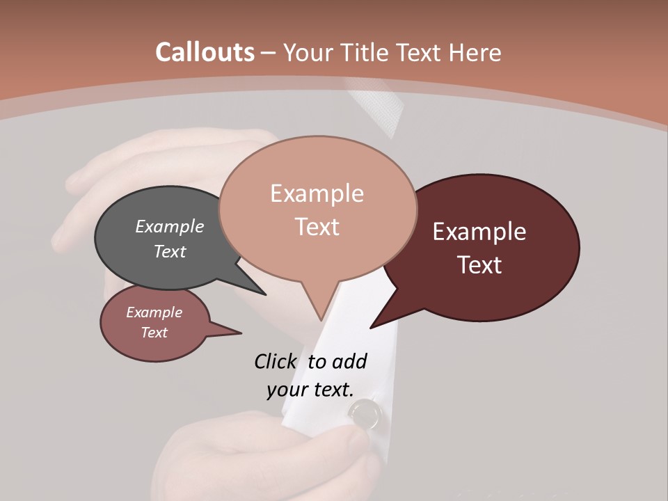 Wedding Dress Gentleman PowerPoint Template