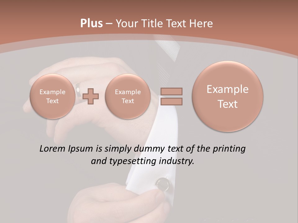 Wedding Dress Gentleman PowerPoint Template