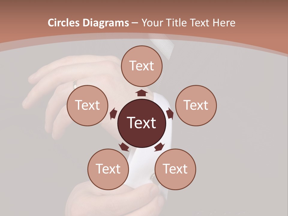 Wedding Dress Gentleman PowerPoint Template