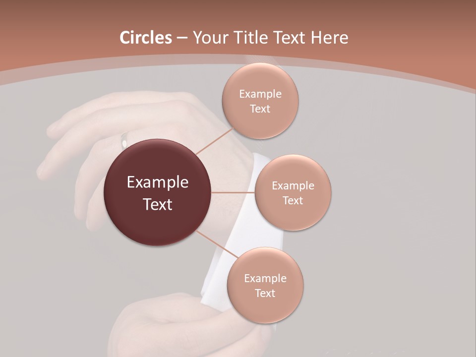 Wedding Dress Gentleman PowerPoint Template