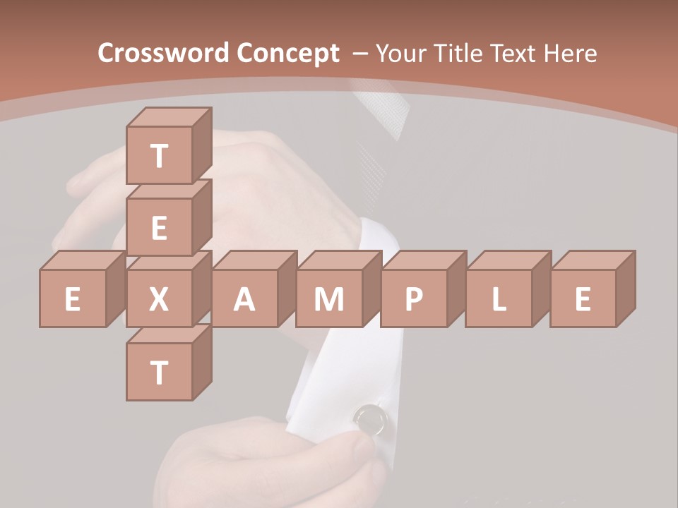 Wedding Dress Gentleman PowerPoint Template