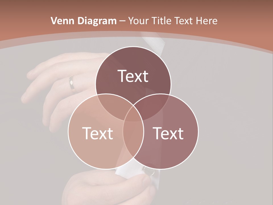 Wedding Dress Gentleman PowerPoint Template