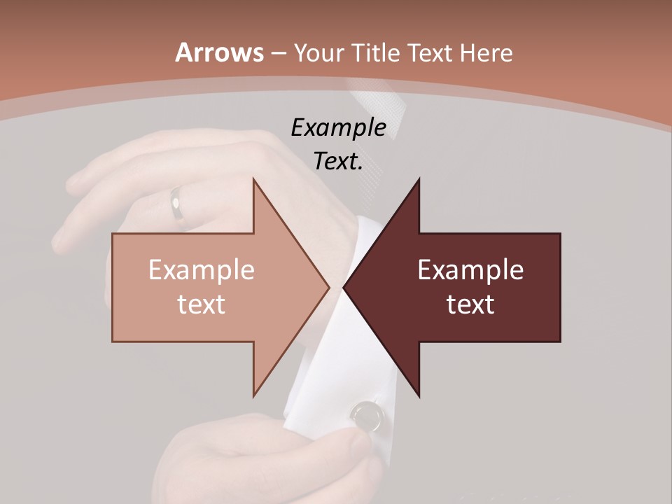 Wedding Dress Gentleman PowerPoint Template