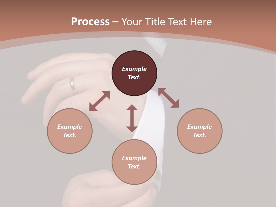 Wedding Dress Gentleman PowerPoint Template