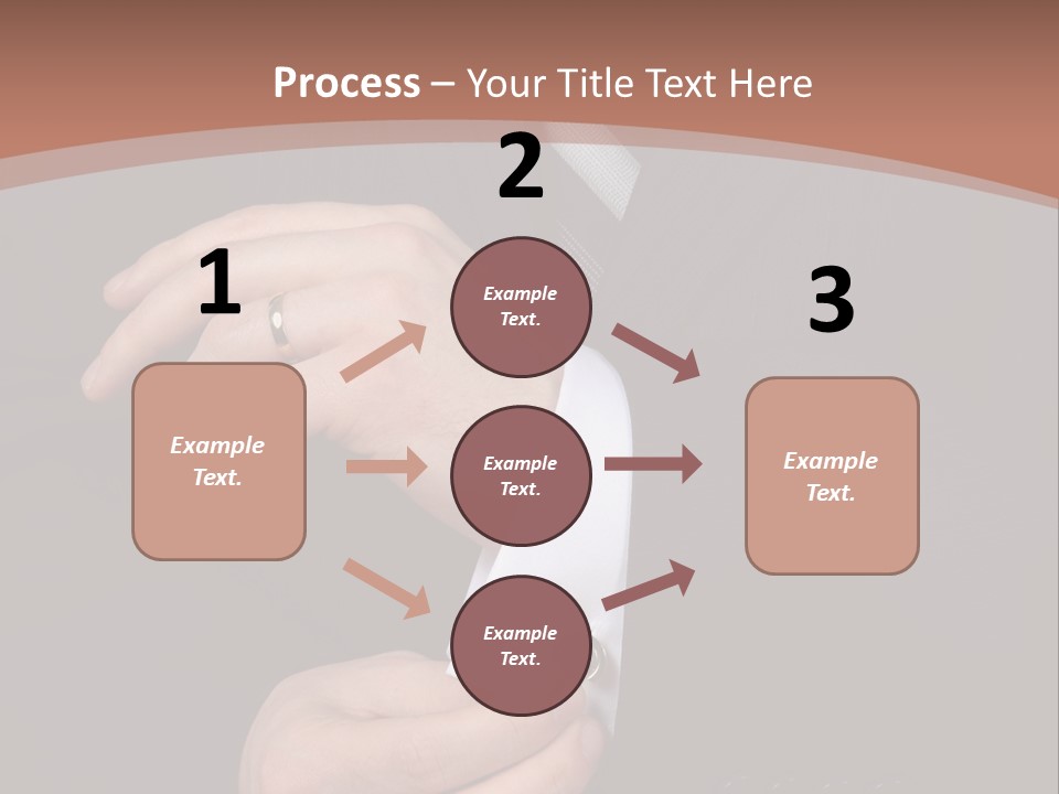 Wedding Dress Gentleman PowerPoint Template