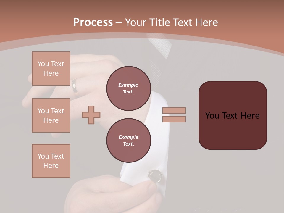 Wedding Dress Gentleman PowerPoint Template