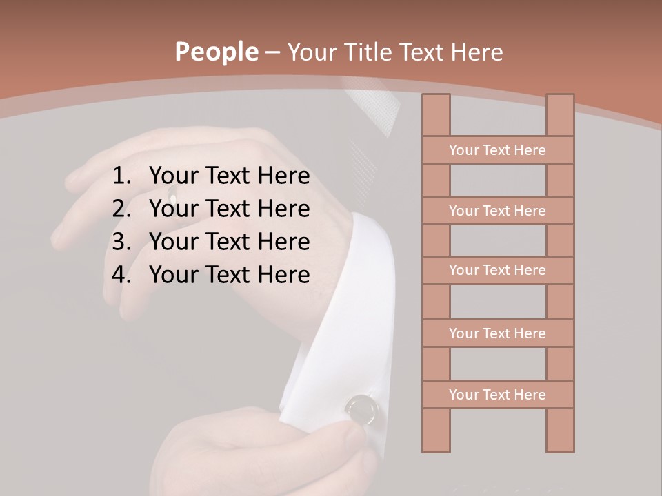 Wedding Dress Gentleman PowerPoint Template