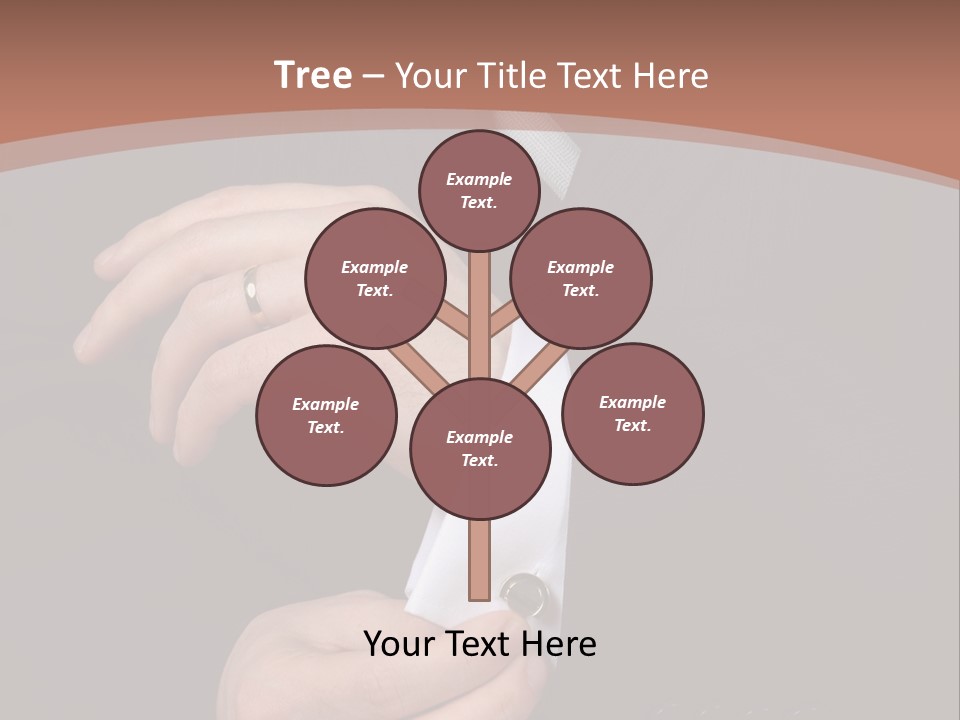 Wedding Dress Gentleman PowerPoint Template