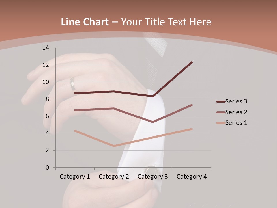 Wedding Dress Gentleman PowerPoint Template