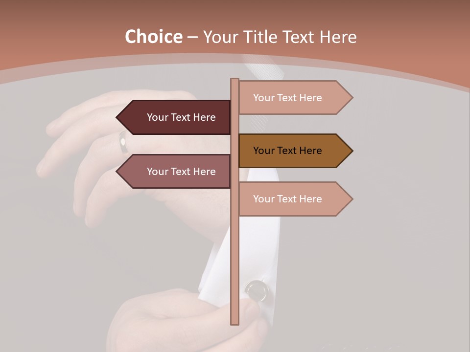 Wedding Dress Gentleman PowerPoint Template