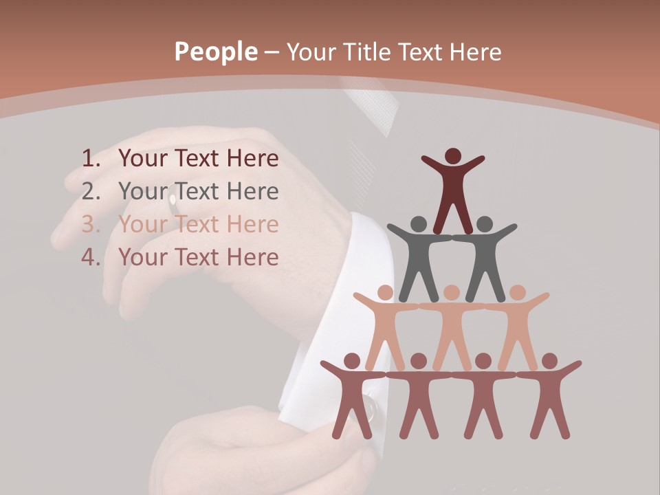 Wedding Dress Gentleman PowerPoint Template