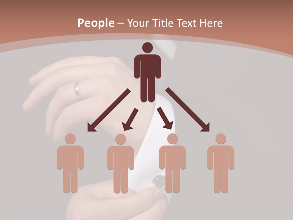 Wedding Dress Gentleman PowerPoint Template