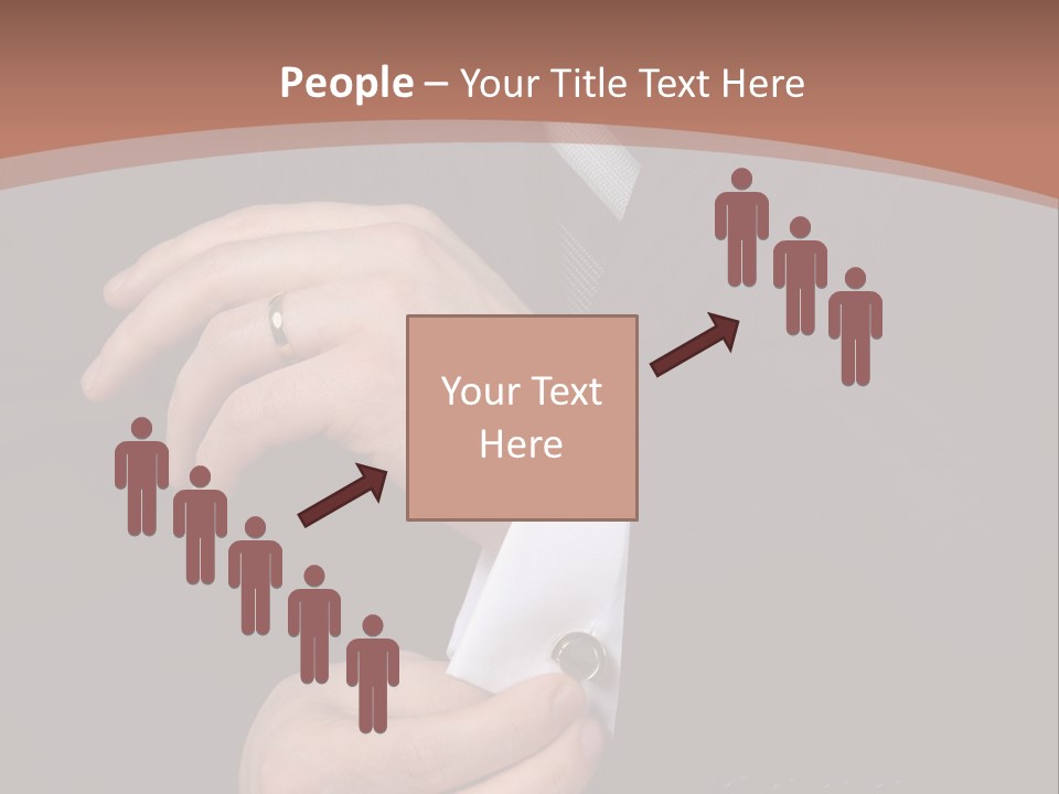 Wedding Dress Gentleman PowerPoint Template