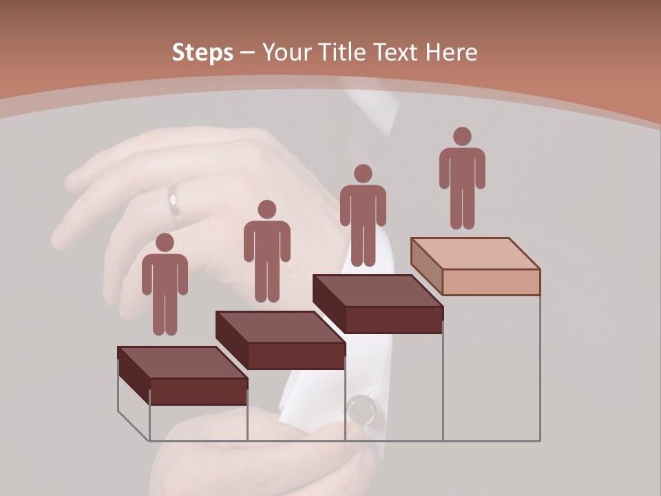 Wedding Dress Gentleman PowerPoint Template