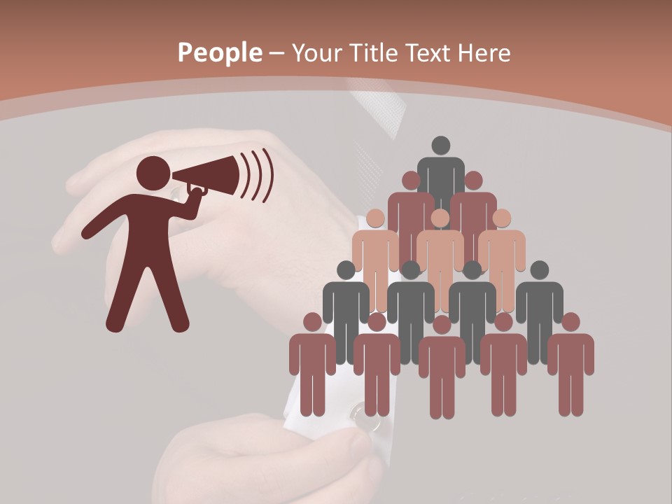 Wedding Dress Gentleman PowerPoint Template