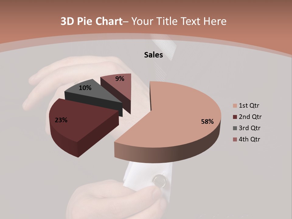 Wedding Dress Gentleman PowerPoint Template